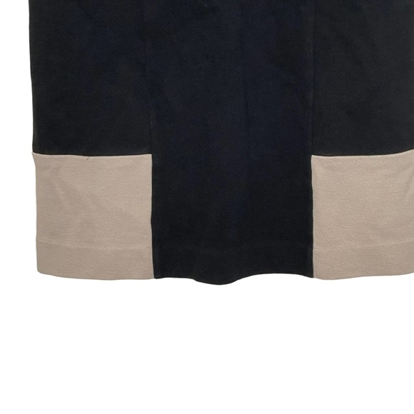 Banana Republic Women 4‎ Thick Knit Sheath Dress Back Zip Colorblock 3/4 Sleeve - Picture 5 of 8